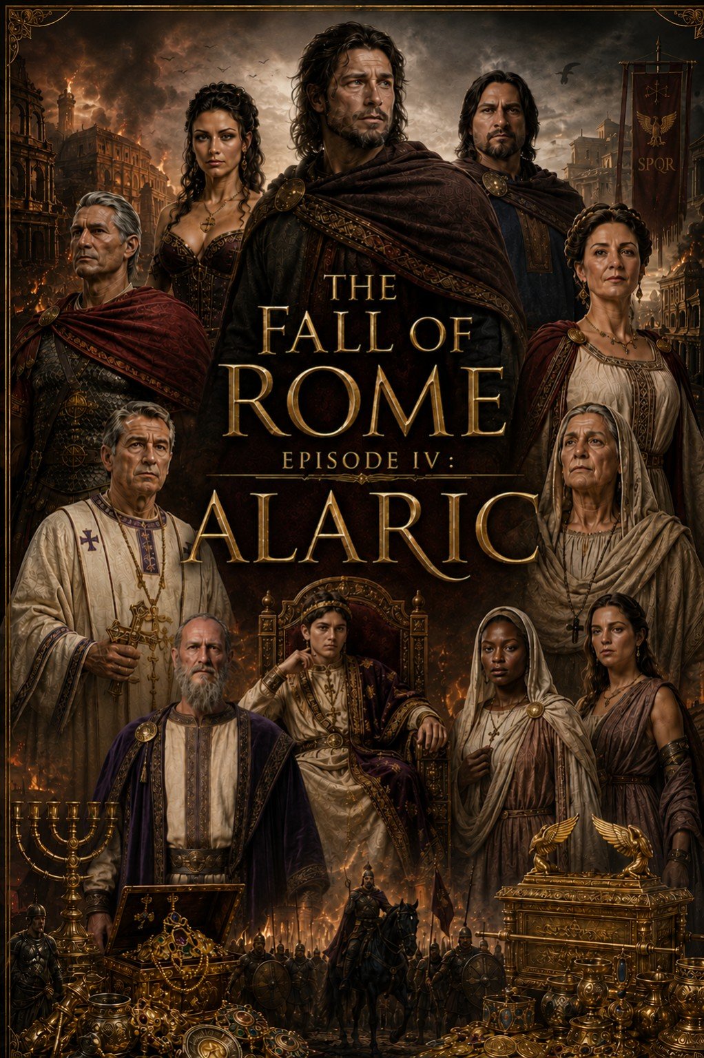 Front cover for THE FALL OF ROME — Book IV: ALARIC